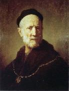 REMBRANDT Harmenszoon van Rijn Portrait of Rembrandt-s Father Spain oil painting artist